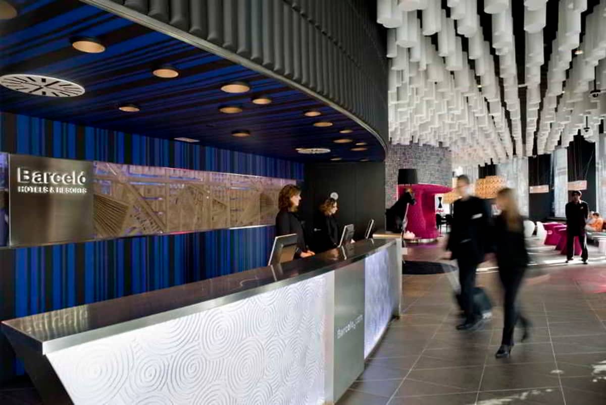 Lobby, Hôtel Barcelo Raval, Barcelone, Espagne