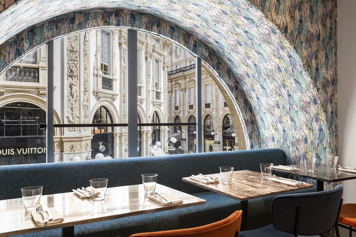 Restaurant de l'hôtel, Galleria Vik Milano