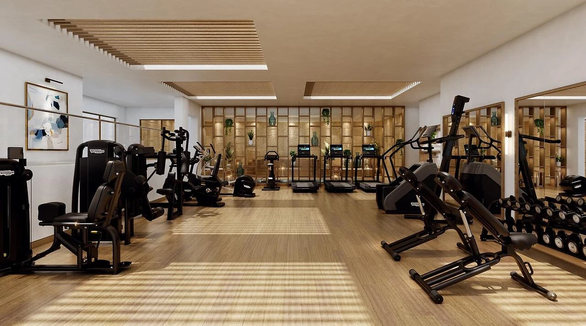 Salle de sport, Porto Elounda Golf & Spa Resort, Crète, Grèce