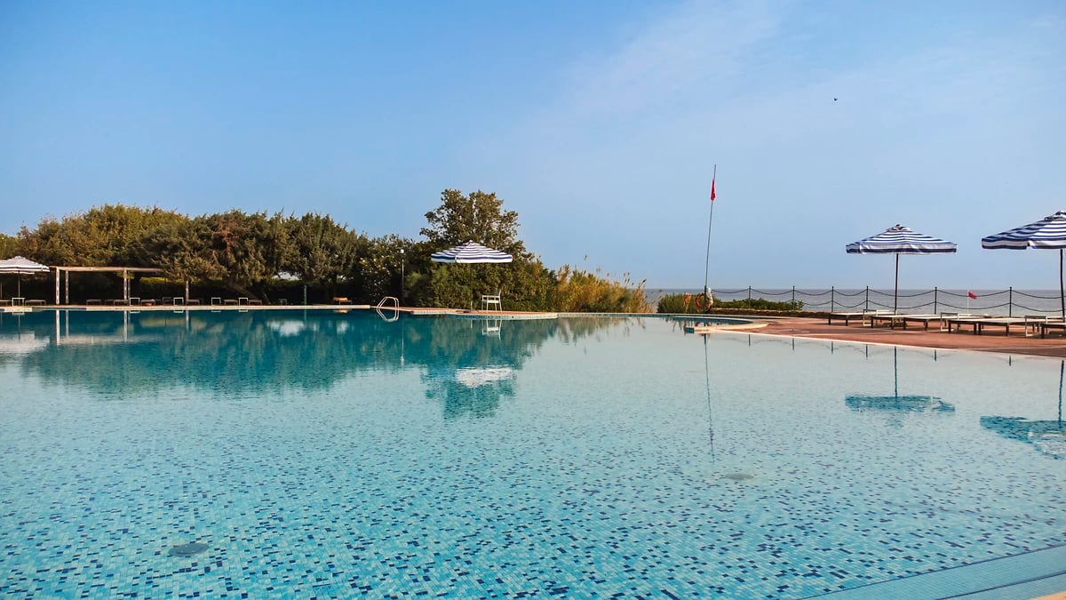 Piscine de l'hôtel, hôtel Mangia's Brucoli