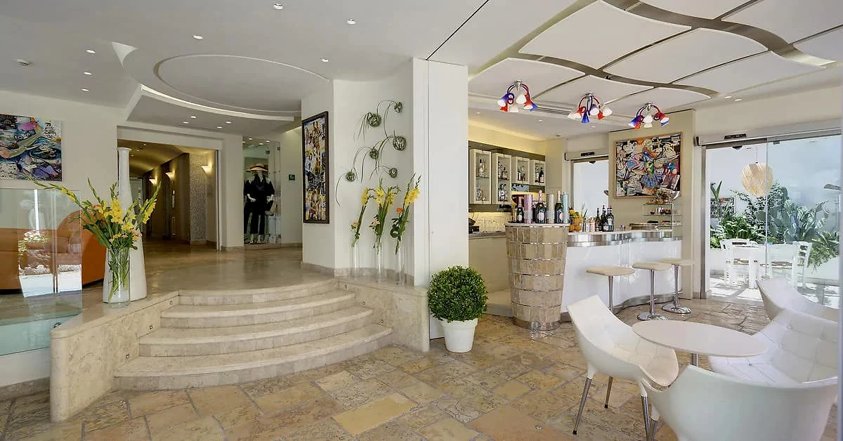 Réception, Hotel Villa Blu, Sorrente, Italie