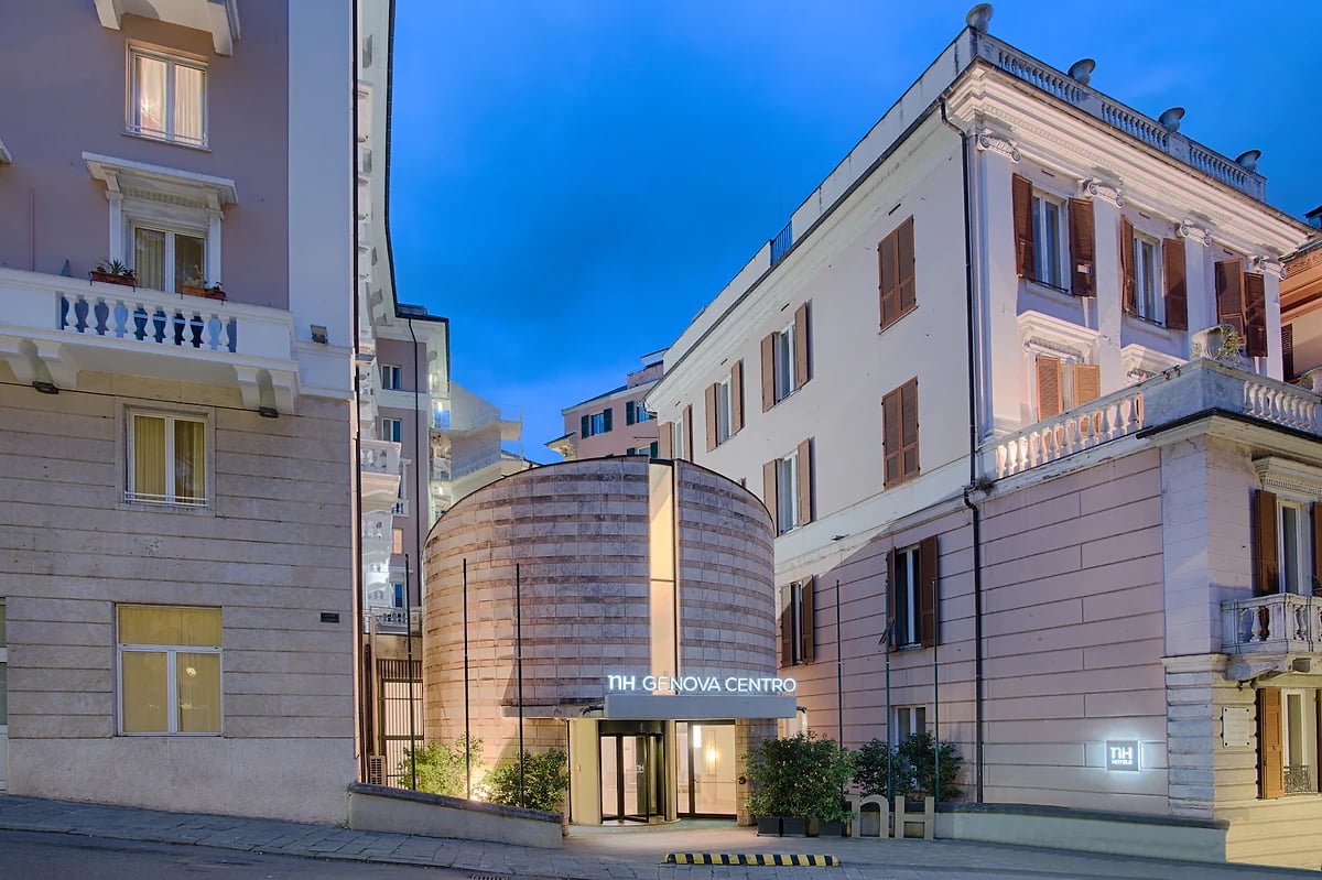 Entrée de l'hôtel, NH Genova Centro, Gênes, Italie