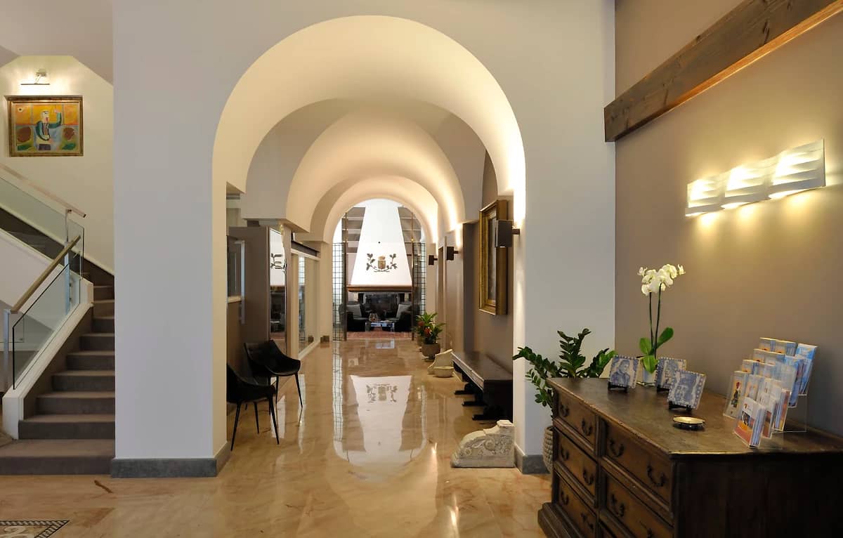 Entrée, Hotel Principe di Villafranca, Sicile, Italie
