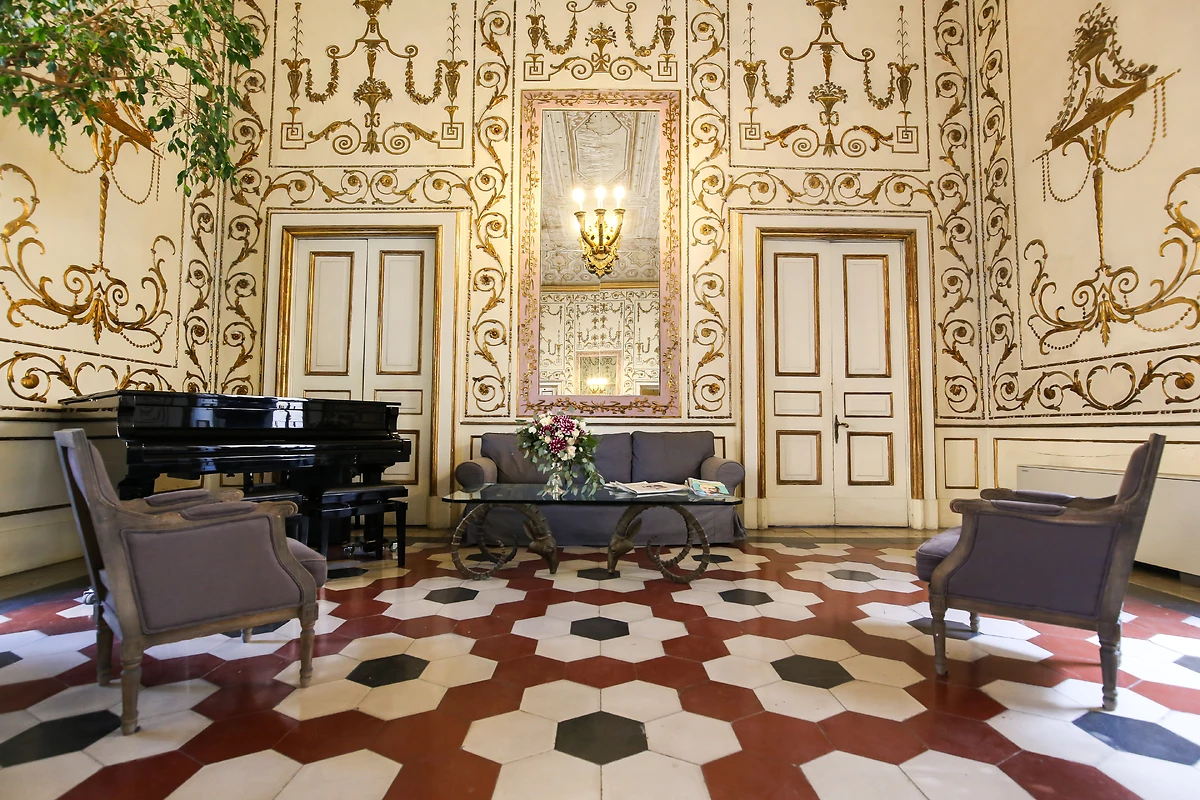 Lounge, Decumani Hotel de charme, Naples, Italie