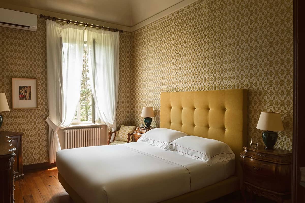Chambre, La Certosa di Maggiano, Toscane, Italie