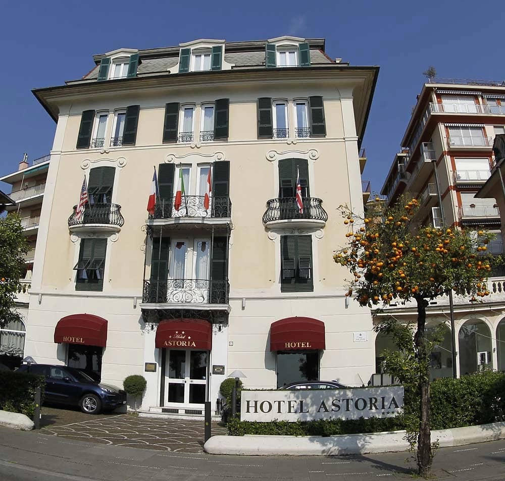 Entrée de l'hôtel, Astoria Hotel Rapallo, Ligurie