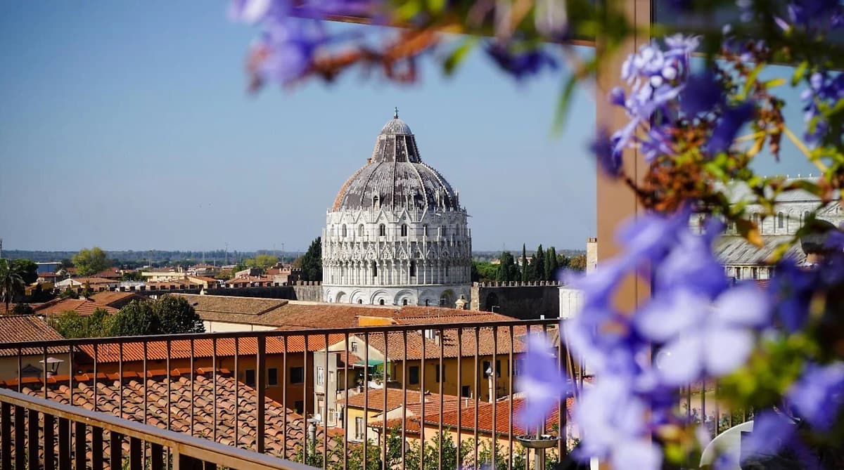 Terrasse avec vue, Grand Hotel Duomo, Pise