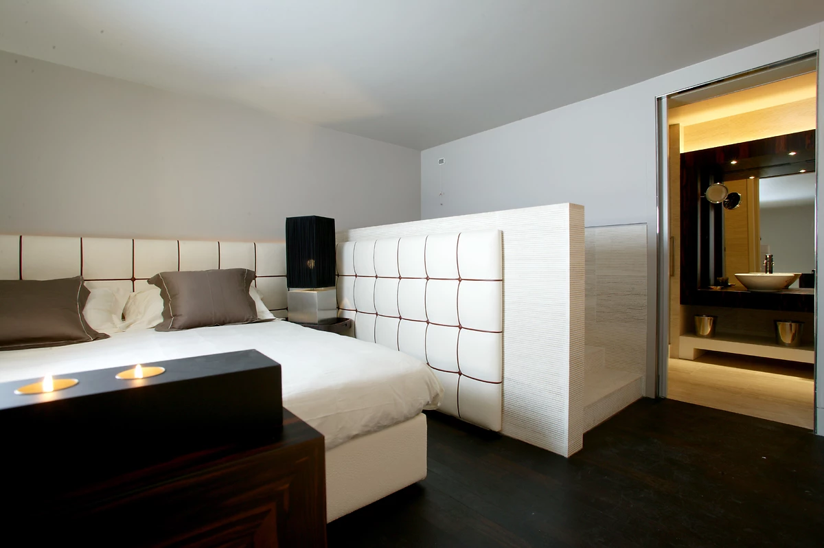 Chambre, suite junior, hôtel Sina The Gray, Milan