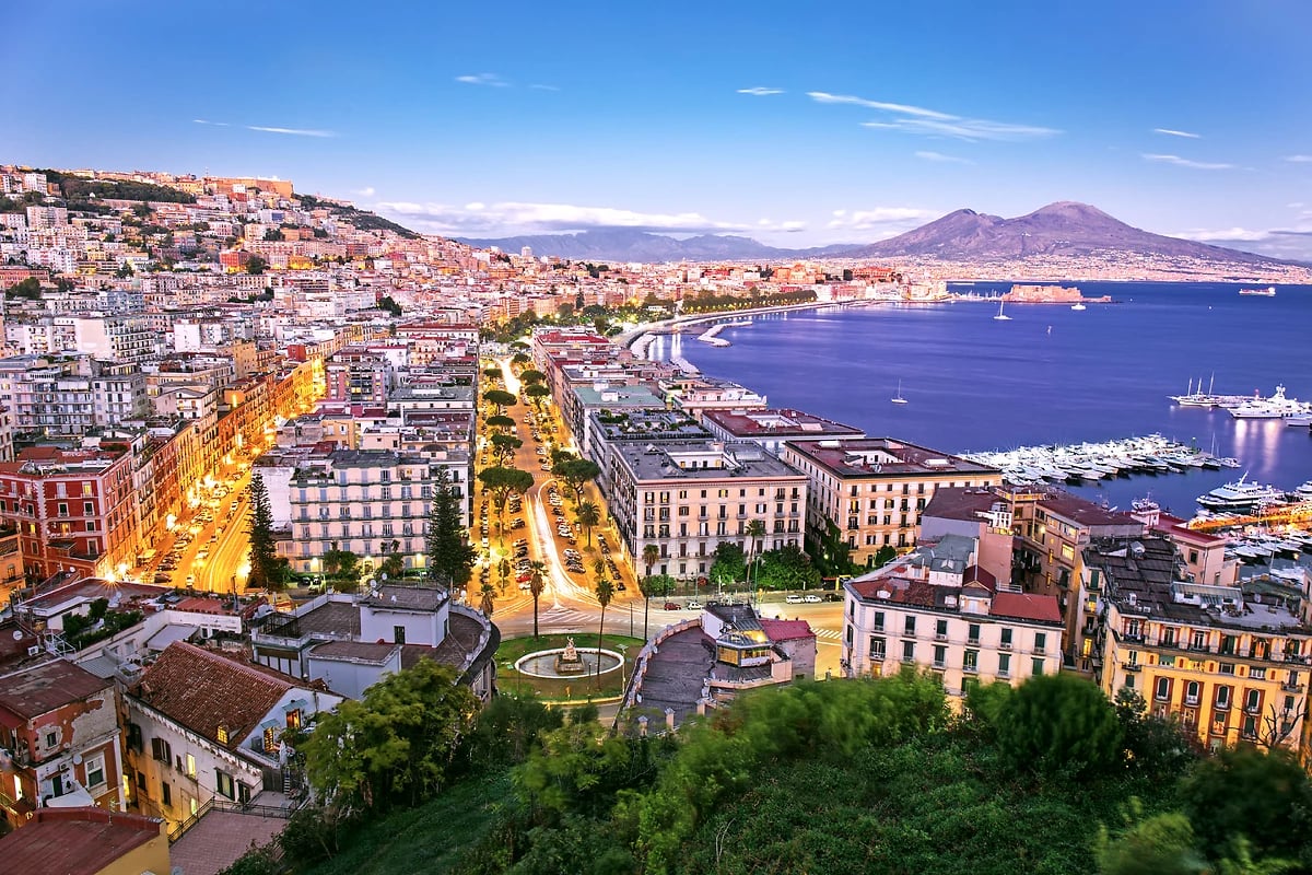 Vue panoramique de Naples, Italie