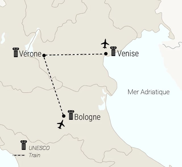 Carte du voyage