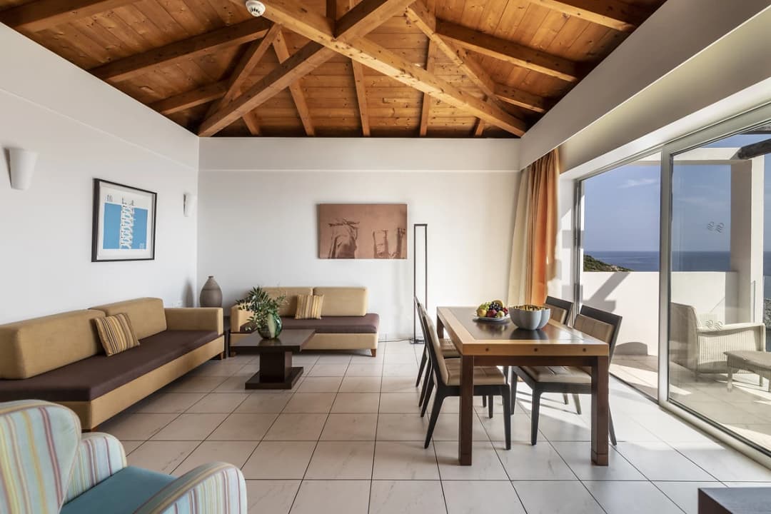 Suite 1 chambre vue mer, bain à remous