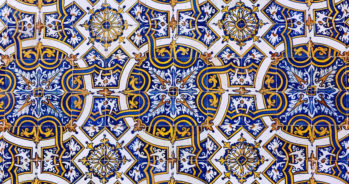 Azulejos, Université de Coimbra, Portugal