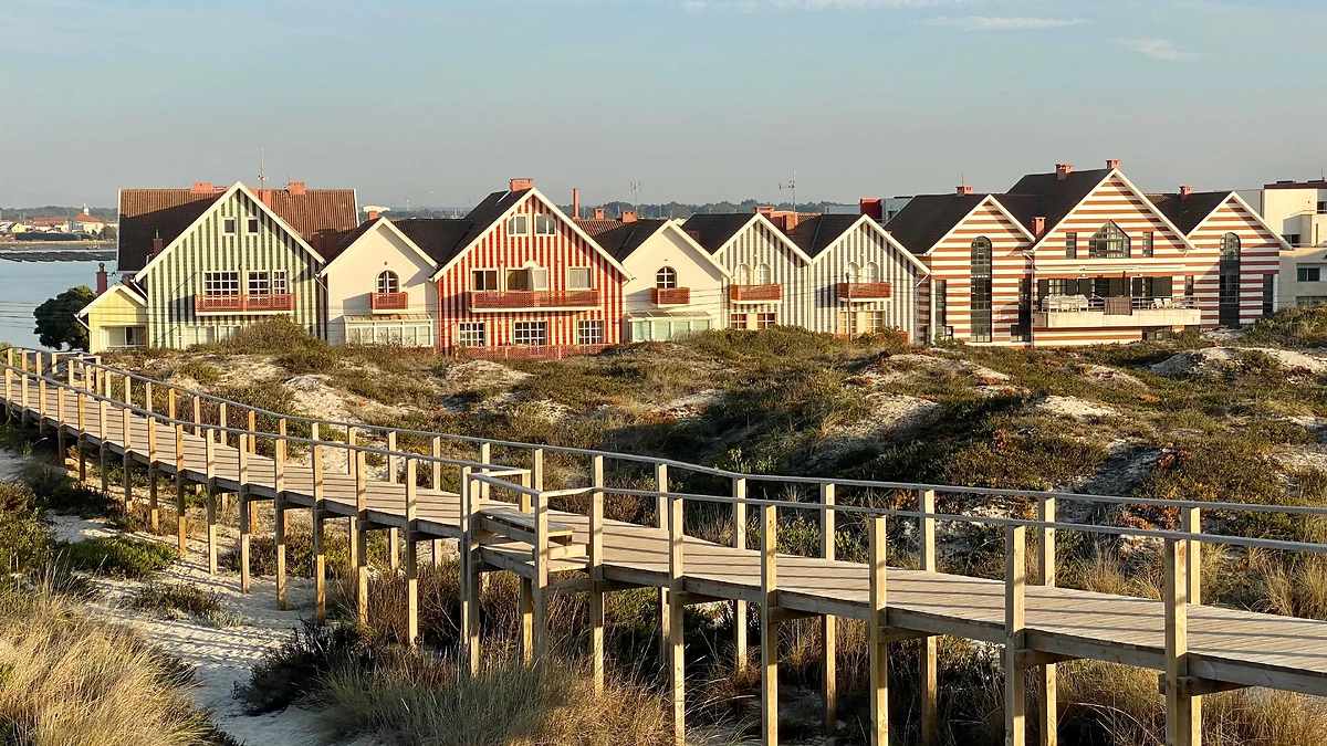 Maisons de plage, Costa Nova, Portugal