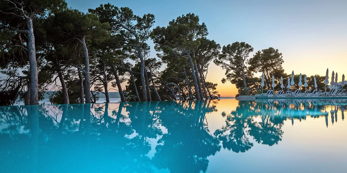 Piscine, Bluesun Hôtel Berulia, Brela, Croatie