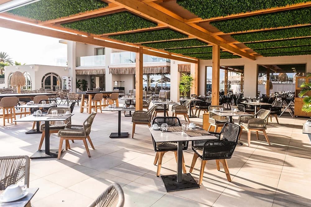 Restaurant, Pepper Sea Club Hotel, Crète, Grèce