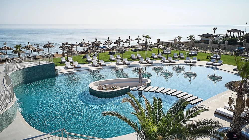 Piscine, Pepper Sea Club Hotel, Crète, Grèce