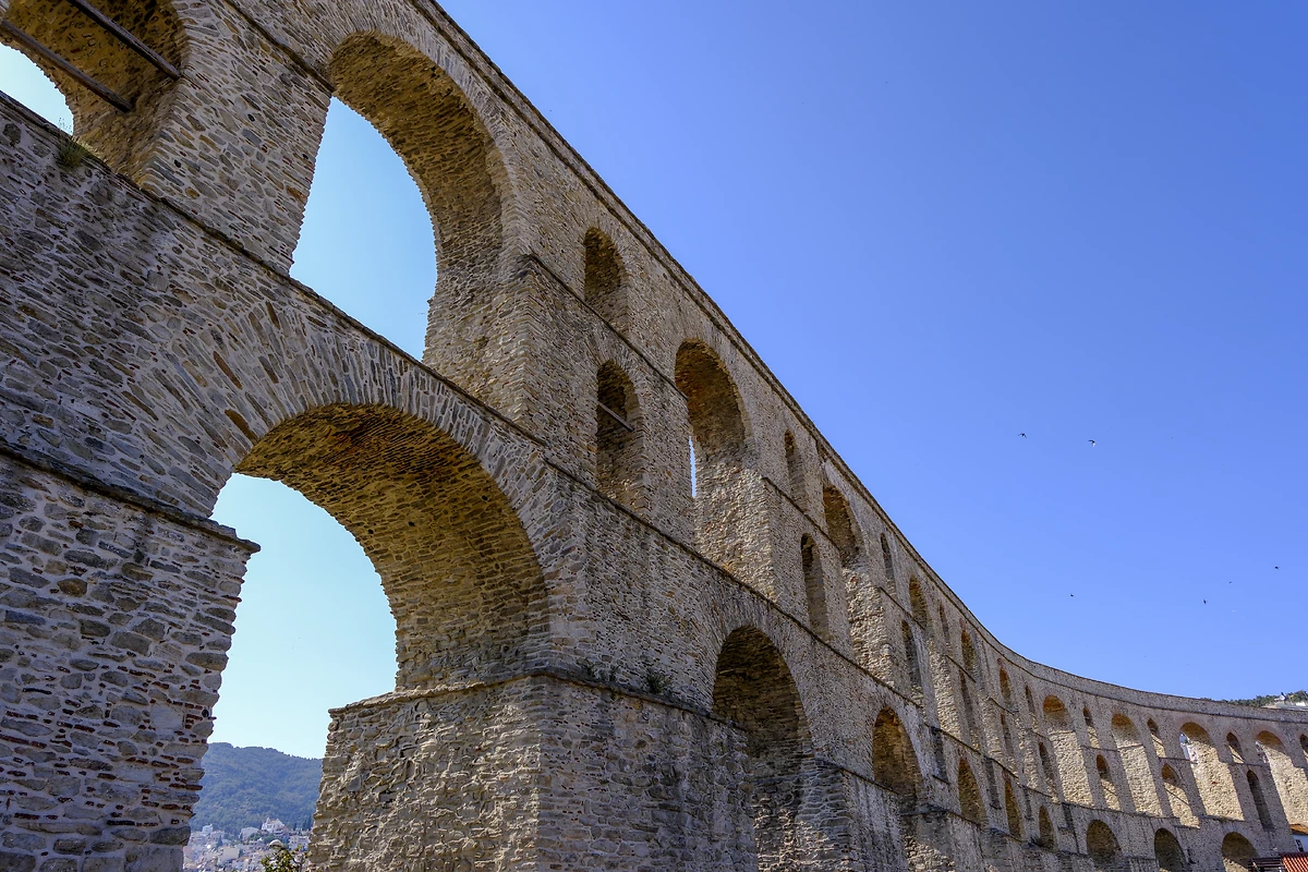 Aqueduc de Kavala, Macédoine, Grèce