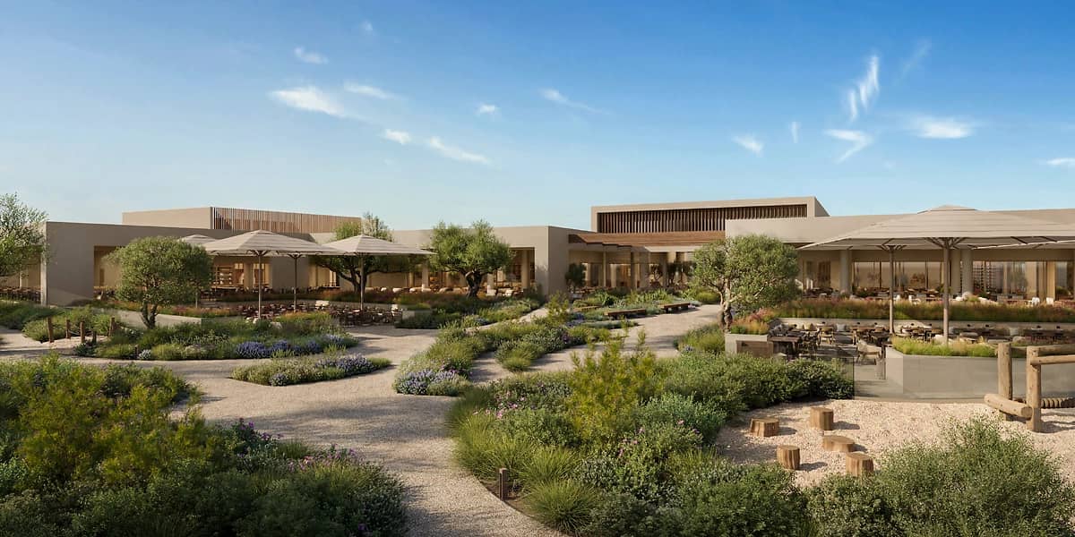 Jardin du bâtiment principal, Ikos Kissamos