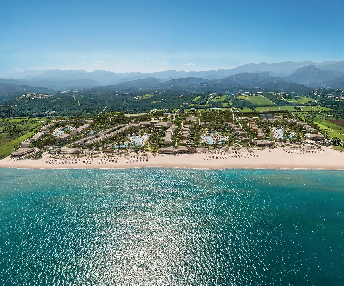 Vue aérienne du domaine, Ikos Kissamos