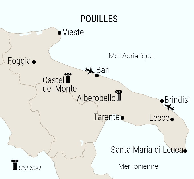 carte Pouilles