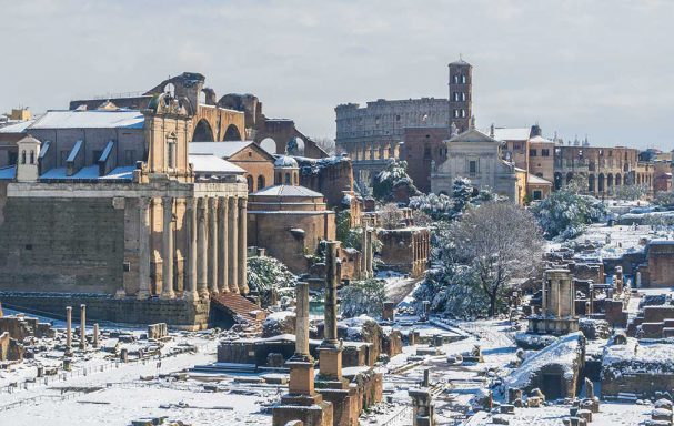 rome neige