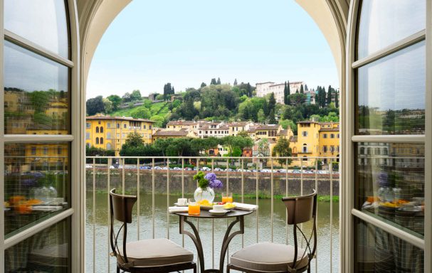 Chambre deluxe avec balcon, Hotel Balestri, Florence, Italie