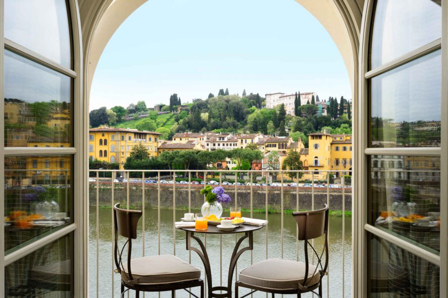 Chambre deluxe avec balcon, Hotel Balestri, Florence, Italie