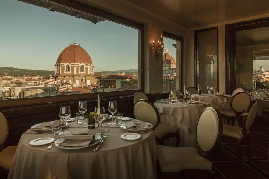 Restaurant Terrasse Brunelleschi, Grand Hotel Baglioni, Florence