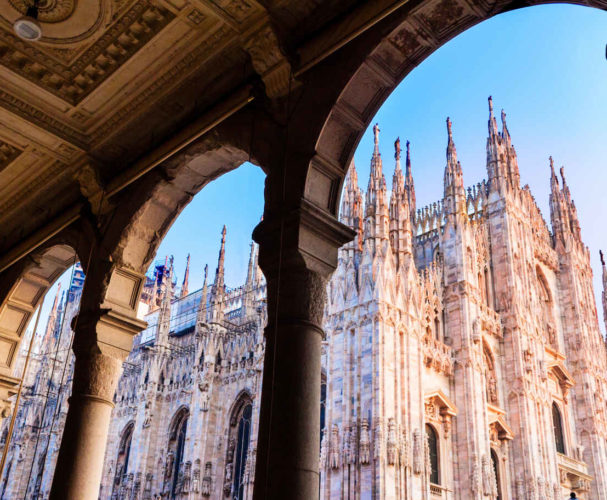 Vue du Duomo de Milan