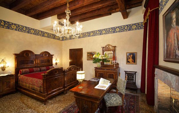 Chambre, Palazzo Priuli, Venise, Italie