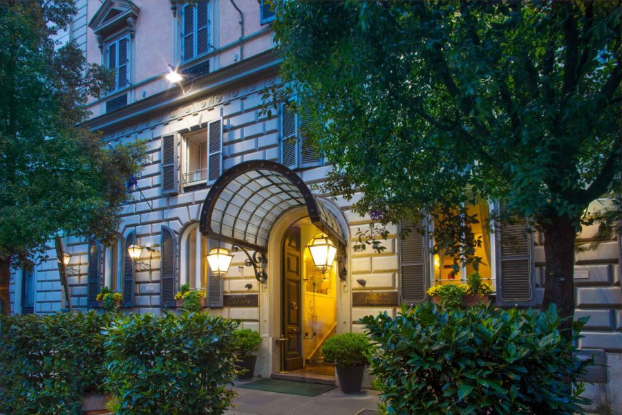 Façade extérieure, Ludovisi Palace Hotel, Rome
