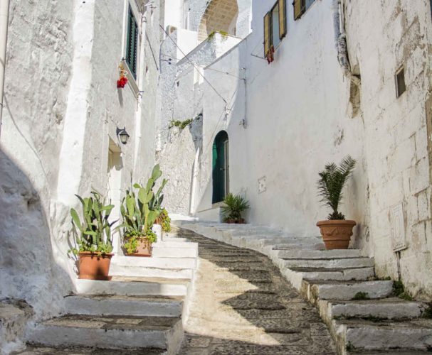 Ruelle à Ostuni