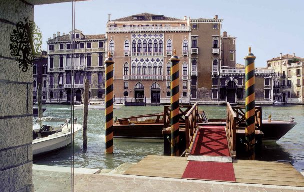 Quai de l'hôtel, hôtel Palazzo Sant'Angelo, Venise, Italie