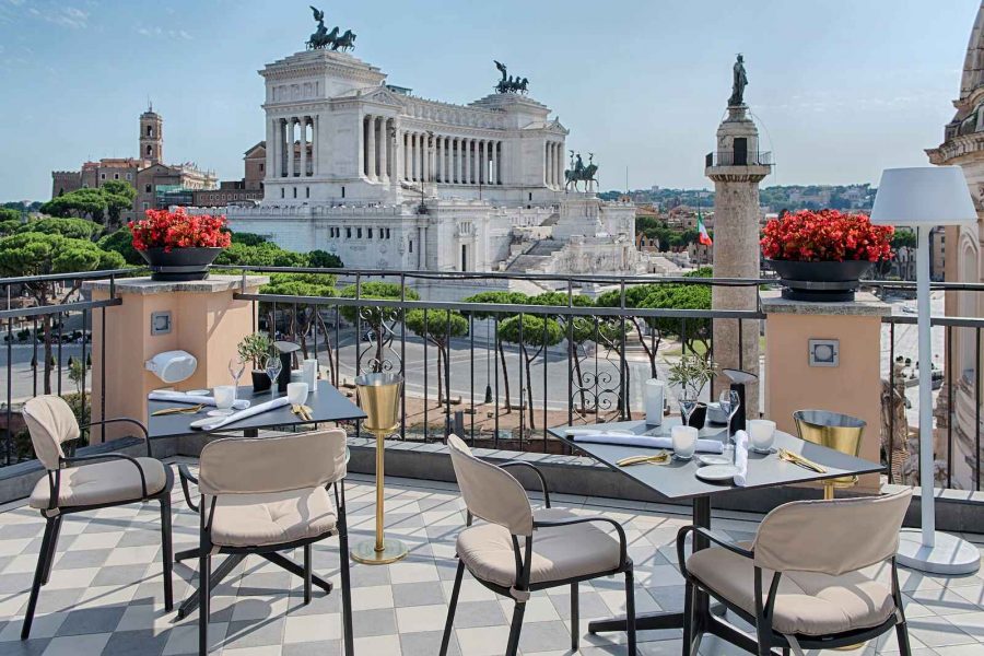 Terrasse avec vue, NH Collection Roma Fori Imperiali