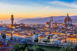 Vue de Florence depuis la Piazzale Michelangelo, Florence, Italie