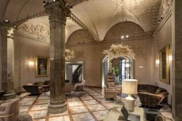 Lobby, Grand Hotel Cavour, Florence, Italie