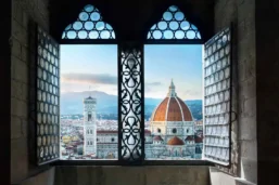 Vue depuis une fenêtre de la basilique di Santa Maria, Florence