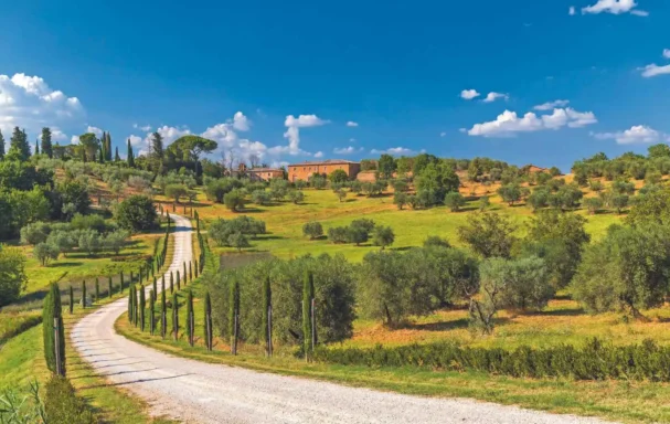 Campagne Toscane près de Montepulciano et Monticchielo, Toscane