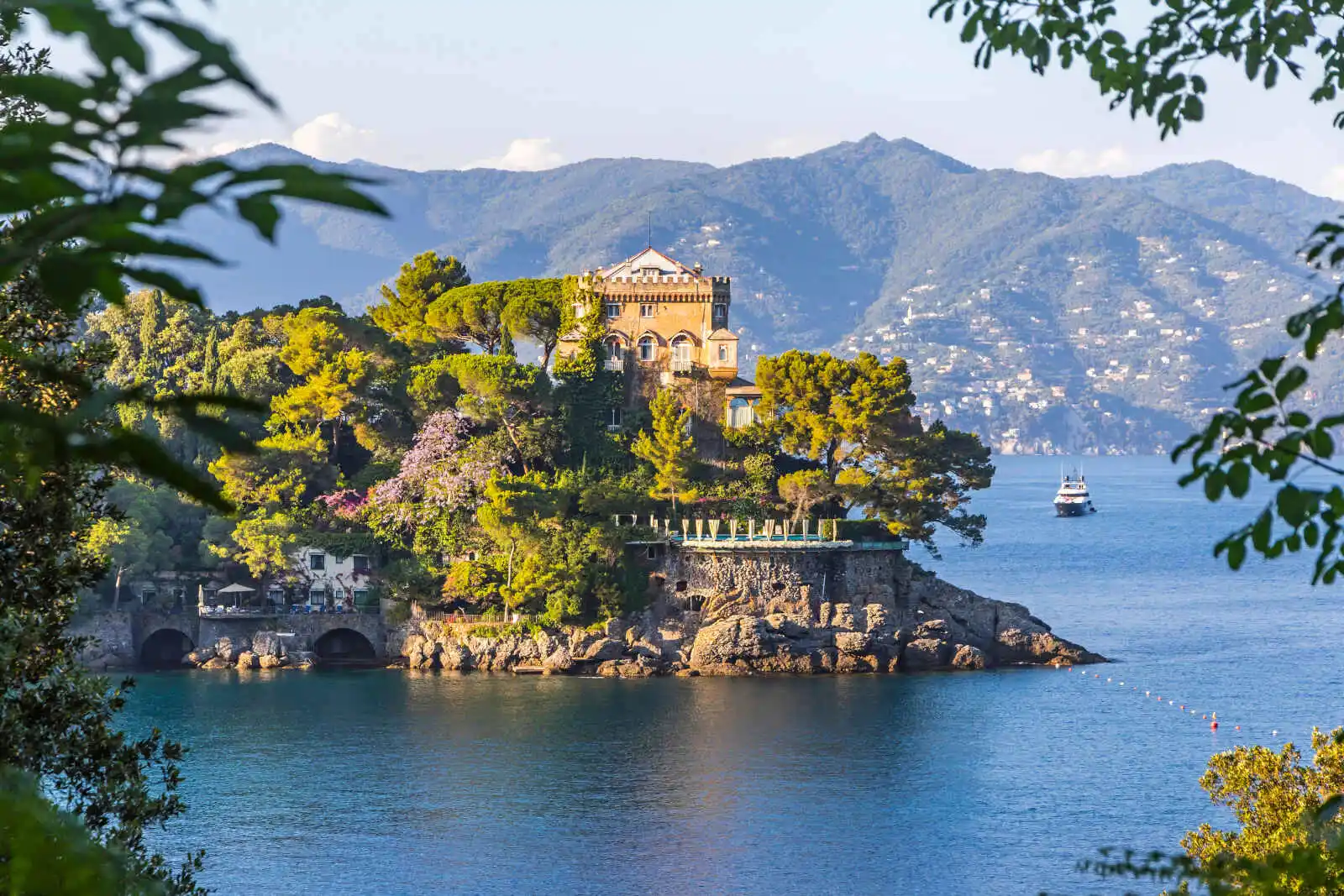 Baie de Paraggi, Santa Margherita Ligure, Portofino, Italie