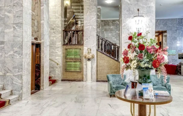 Lobby de l'hôtel, hôtel Mediterraneo