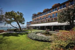 Façade et jardin, Belmond Hotel Cipriani, île de la Giudecca, Venise, Italie