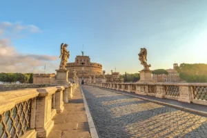 Castel Sant'Angelo (Château Saint-Ange ou Mausolée d'Hadrien), Rome, Italie
