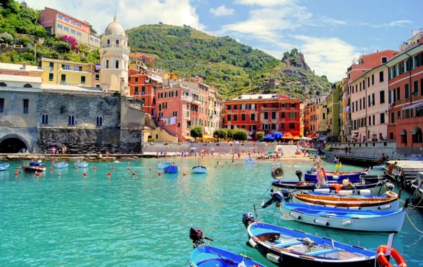 Port de Vernazza, Cinque Terre, Ligurie, Italie