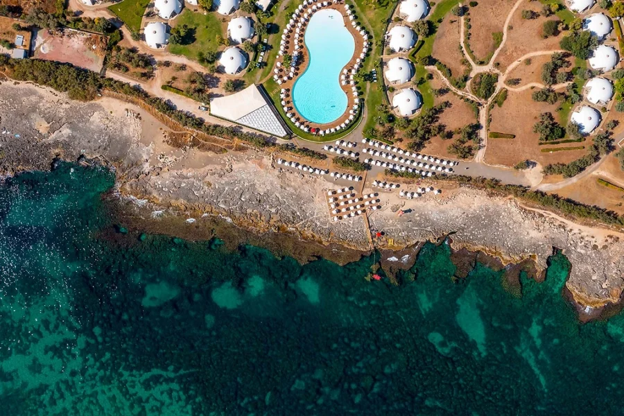 Plage, Torre Cintola Greenblu Sea Emotions, Pouilles, Italie
