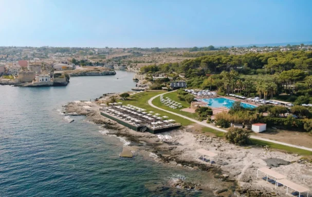 Vue aérienne de l'hôtel, hôtel Mangia's Brucoli