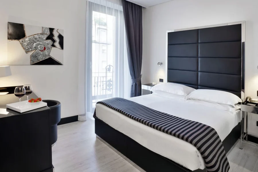 Chambre double supérieure, Hotel Napoleon, Milan