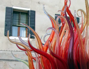 Sculpture en verre de Murano, Île de Murano, Venise