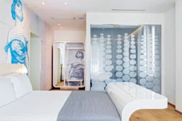 Deluxe Double room, Hotel Ausonia Hungaria, Lido, Venise, Italie