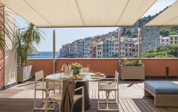 Suite del Castello, Grand Hotel Portovenere, Parc national des Cinque Terre (Cinq Terres), Ligurie, Italie