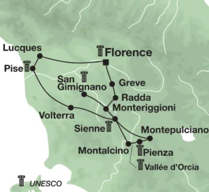 Carte, Toscana, Italie